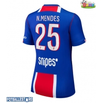 Paris Saint-Germain Nuno Mendes #25 Hjemmedrakt Dame 2026-27 Kortermet